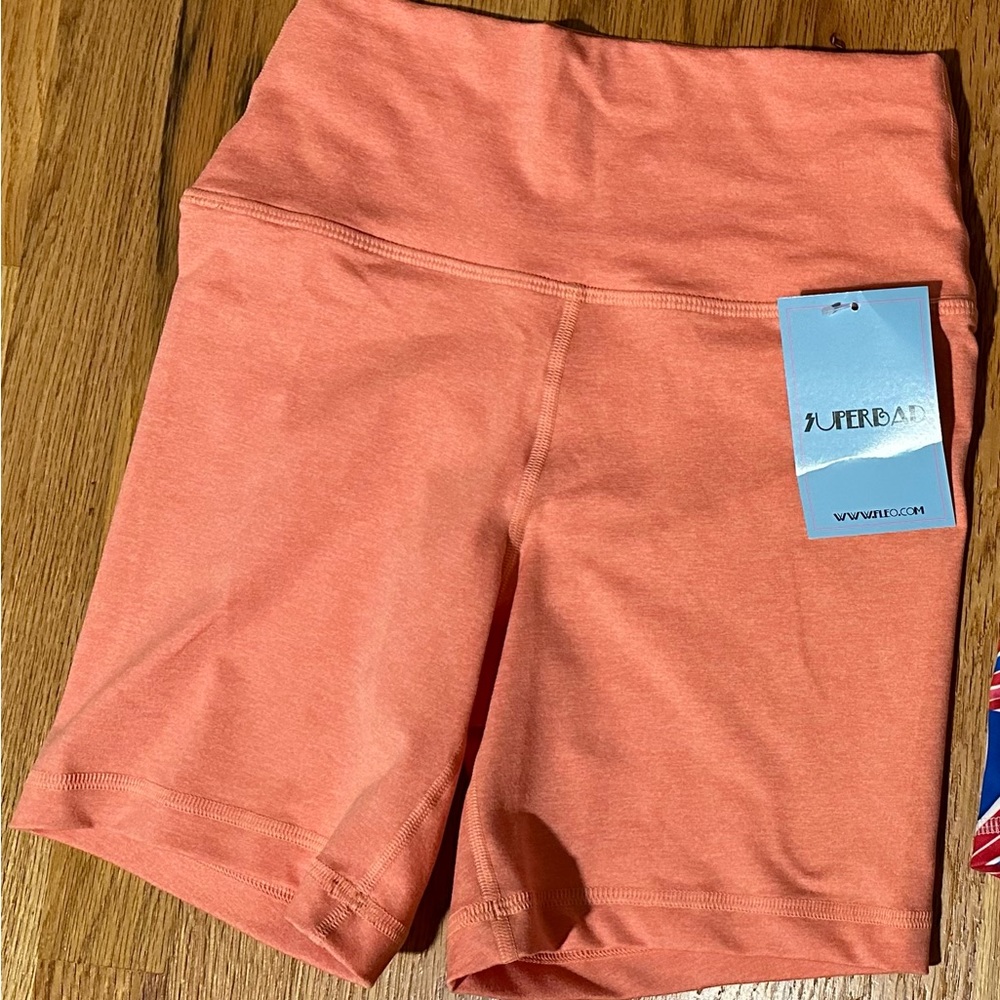 BNWT Heather Sugar Coral Bikers